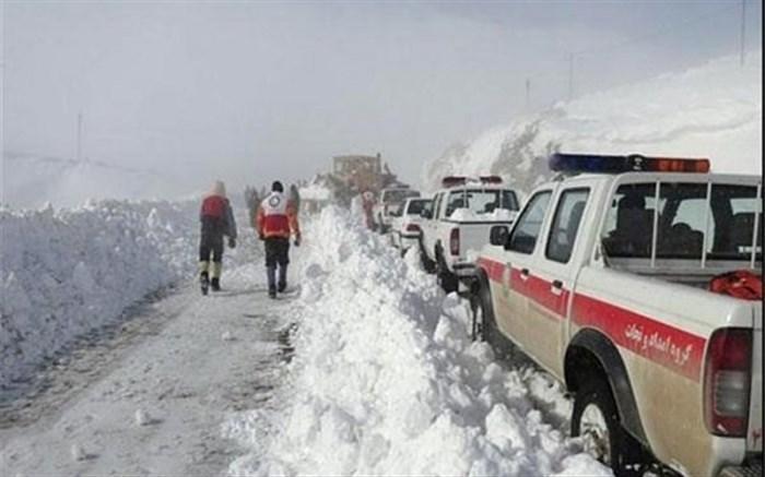 امدادرسانی به بیش از هزار نفر در برف و کولاک
